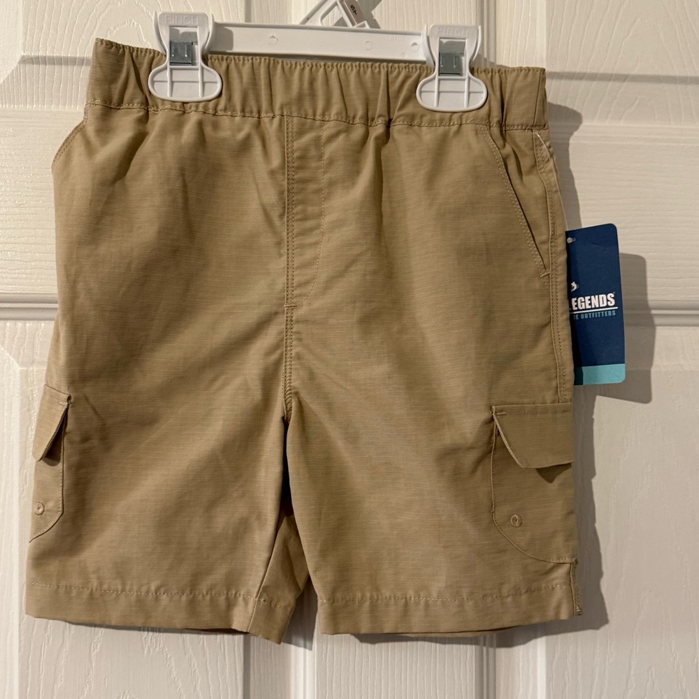 Kids' Reel Legends Classic Tan Adventure Shorts size 5T NWT